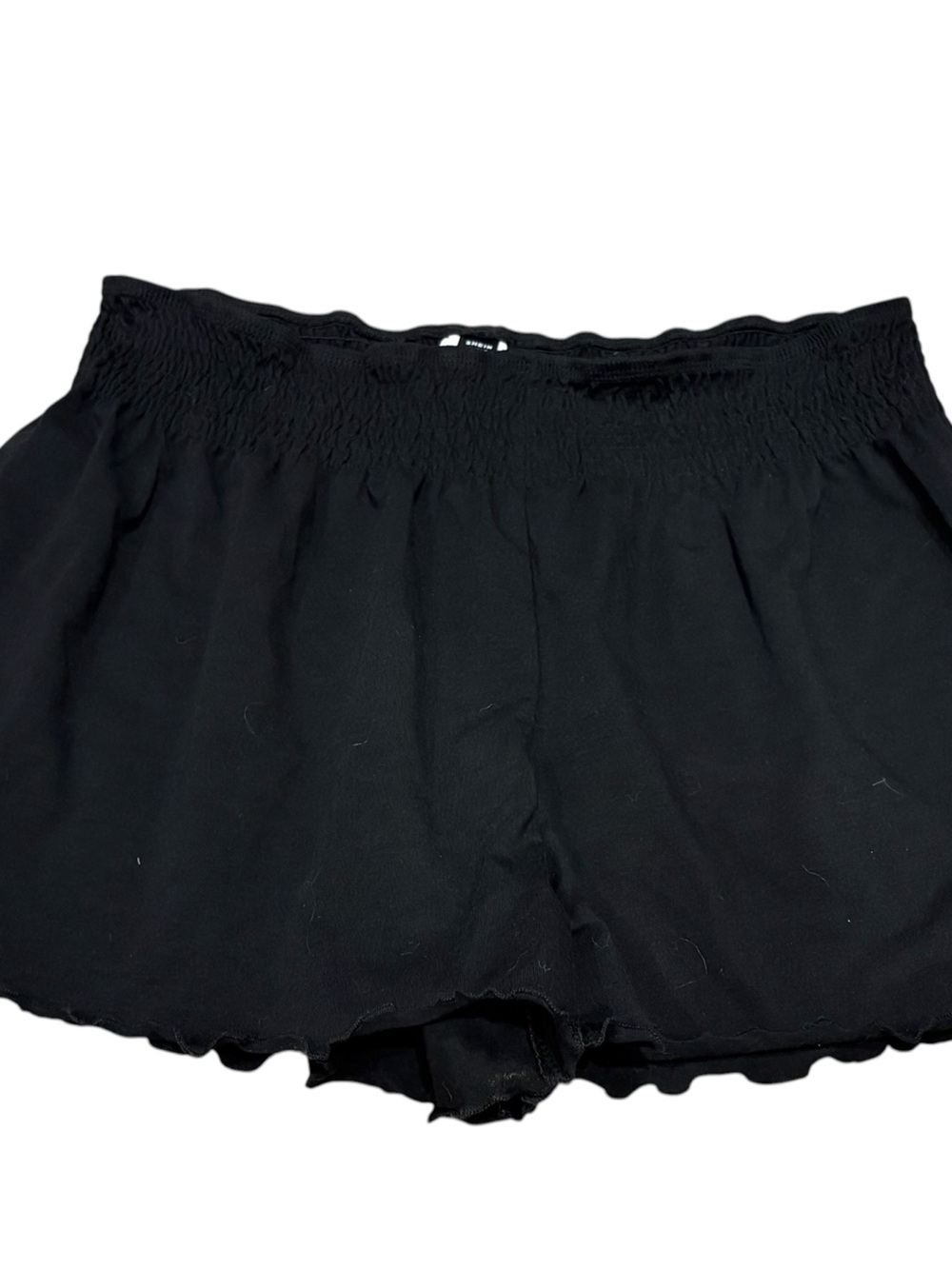 NWT SHEIN CURVE Women’s Black Flutter Shorts Size 1X